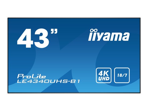 iiyama ProLite LE4340UHS-B1, 4K, schwarz