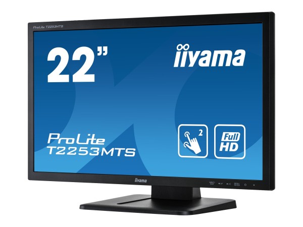 iiyama ProLite T2253MTS, 54,6cm (21,5''''), Optical Multitouch, Full HD, schwarz