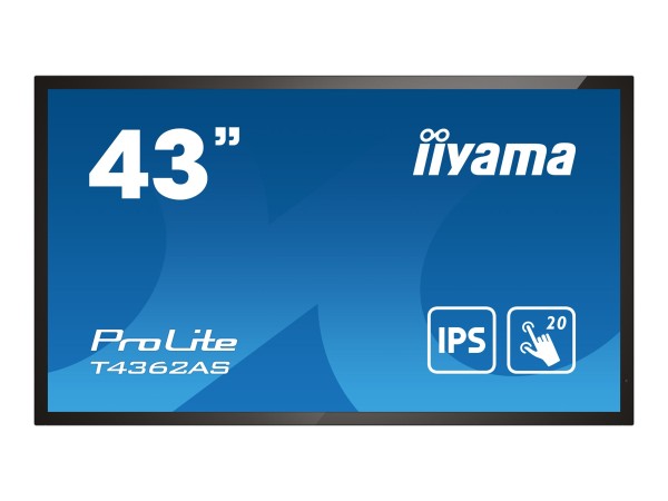 IIYAMA ProLite T4362AS-B1 Android, 109,2cm (43''''), Projected Capacitive, 4K, schwarz
