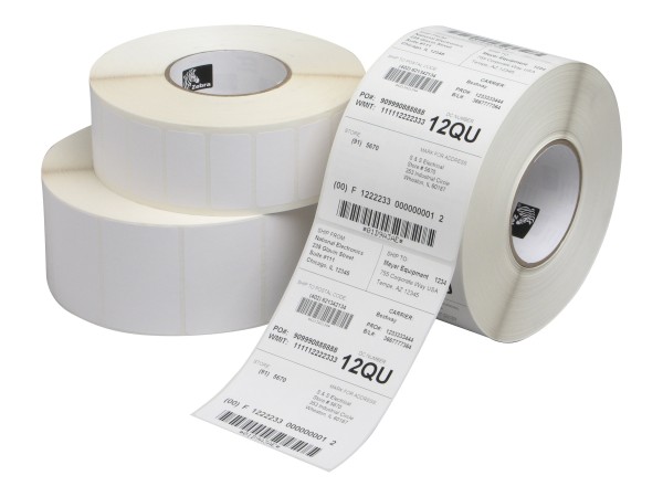 ZEBRA Z-Perform 1000T, Etikettenrolle, Normalpapier, 76x127mm