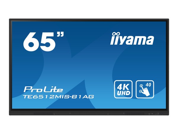 IIYAMA ProLite TE6512MIS-B1AG, 165cm (65''''), Infrarot, 4K, schwarz
