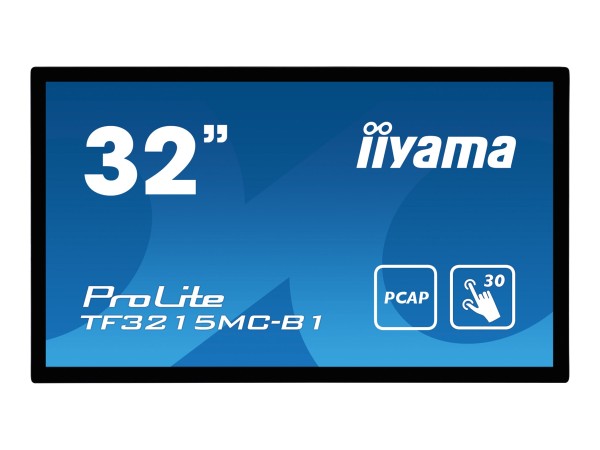 IIYAMA ProLite TF3215MC-B1, 80cm (31,5''''), Projected Capacitive, Full HD, schwarz