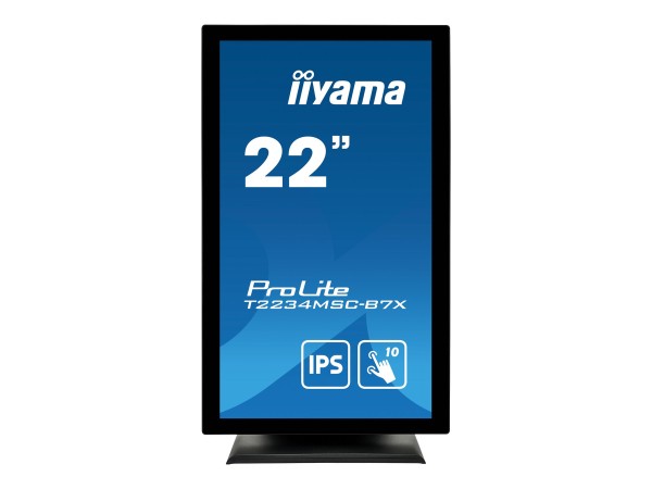 iiyama ProLite T2234MSC-B7X, 54,6cm (21,5''''), Projected Capacitive, 10 TP, Full HD, schwarz