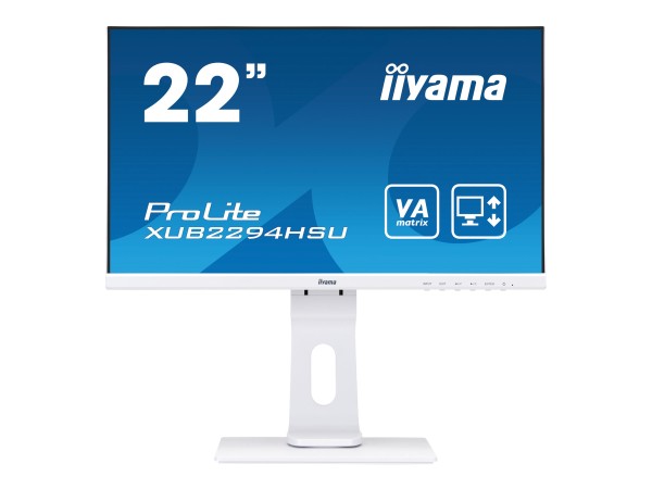 iiyama ProLite XUB2294HSU-W1, 54,6cm (21,5''''), Full HD, weiß