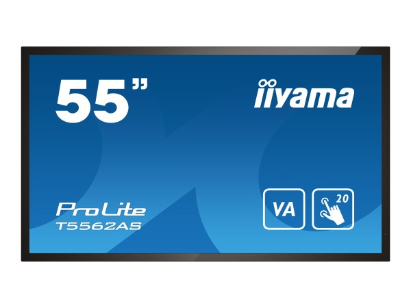 IIYAMA ProLite T5562AS-B1 Android, 138,6cm (54,6''''), Projected Capacitive, 4K, schwarz