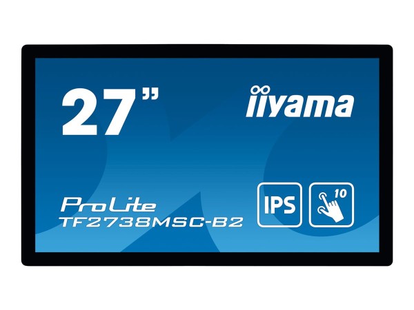 IIYAMA ProLite TF2738MSC-B2, 68,6cm (27''''), Projected Capacitive, 10 TP, Full HD, schwarz