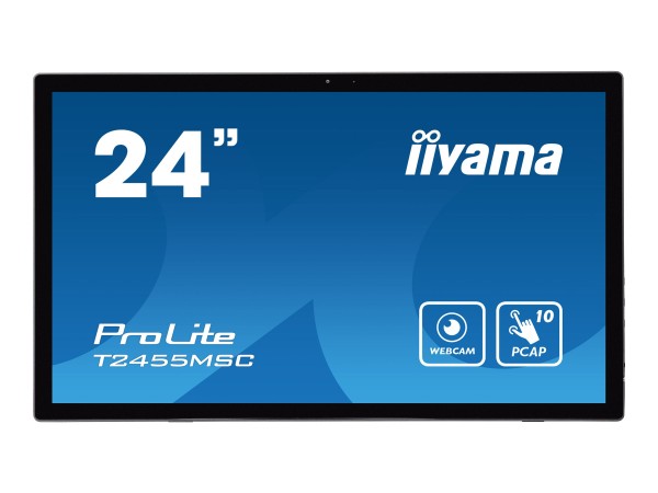 IIYAMA ProLite T2455MSC-B1, Projected Capacitive, 10 TP, Full HD, schwarz